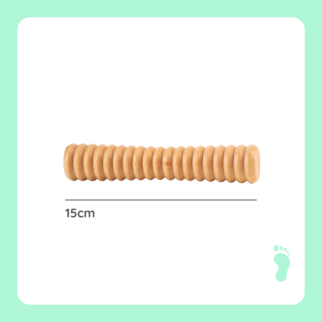 Wood Foot Massage Roller