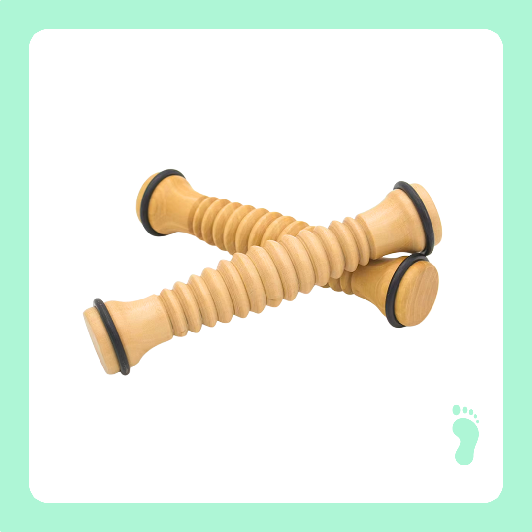 Wood Foot Massage Roller
