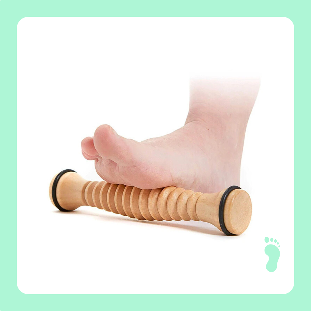 Wood Foot Massage Roller