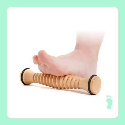 Wood Foot Massage Roller